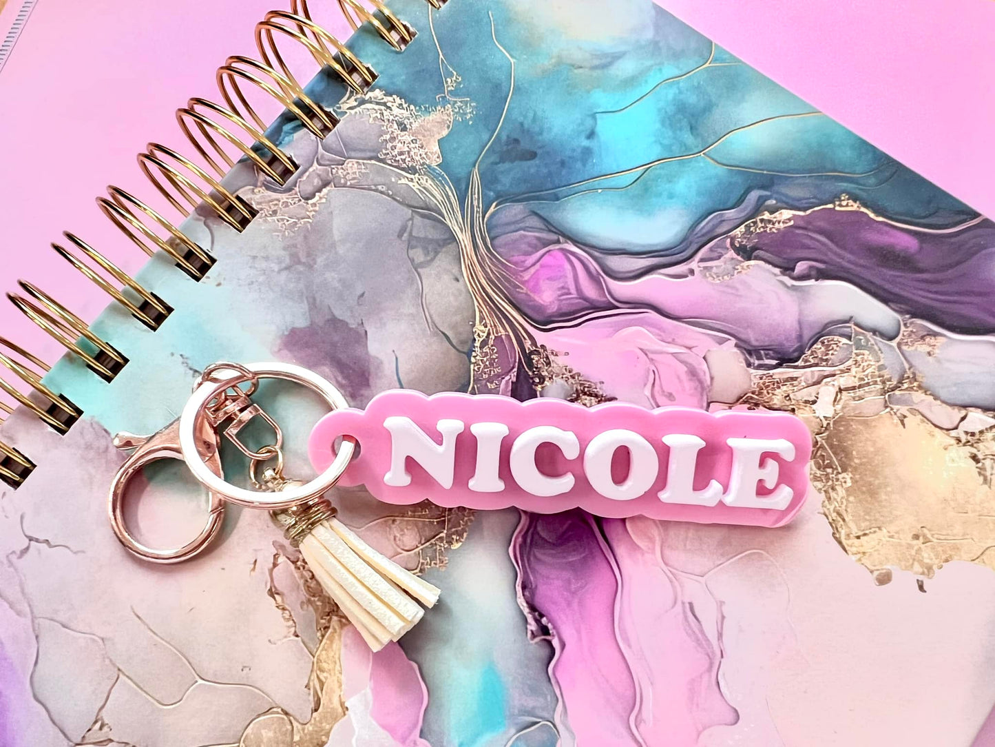 Name Tag Keyring