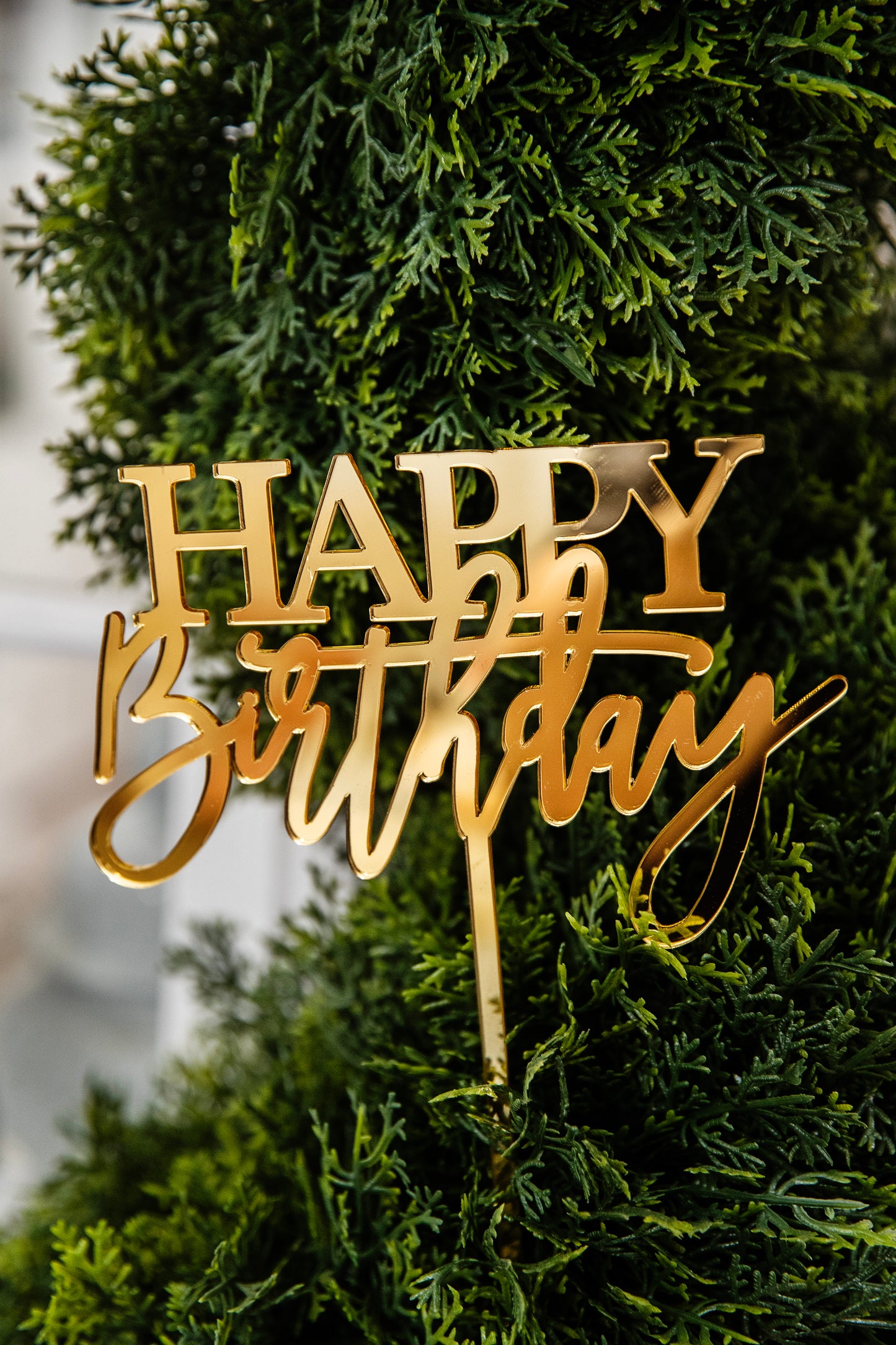Happy Birthday Acrylic Topper