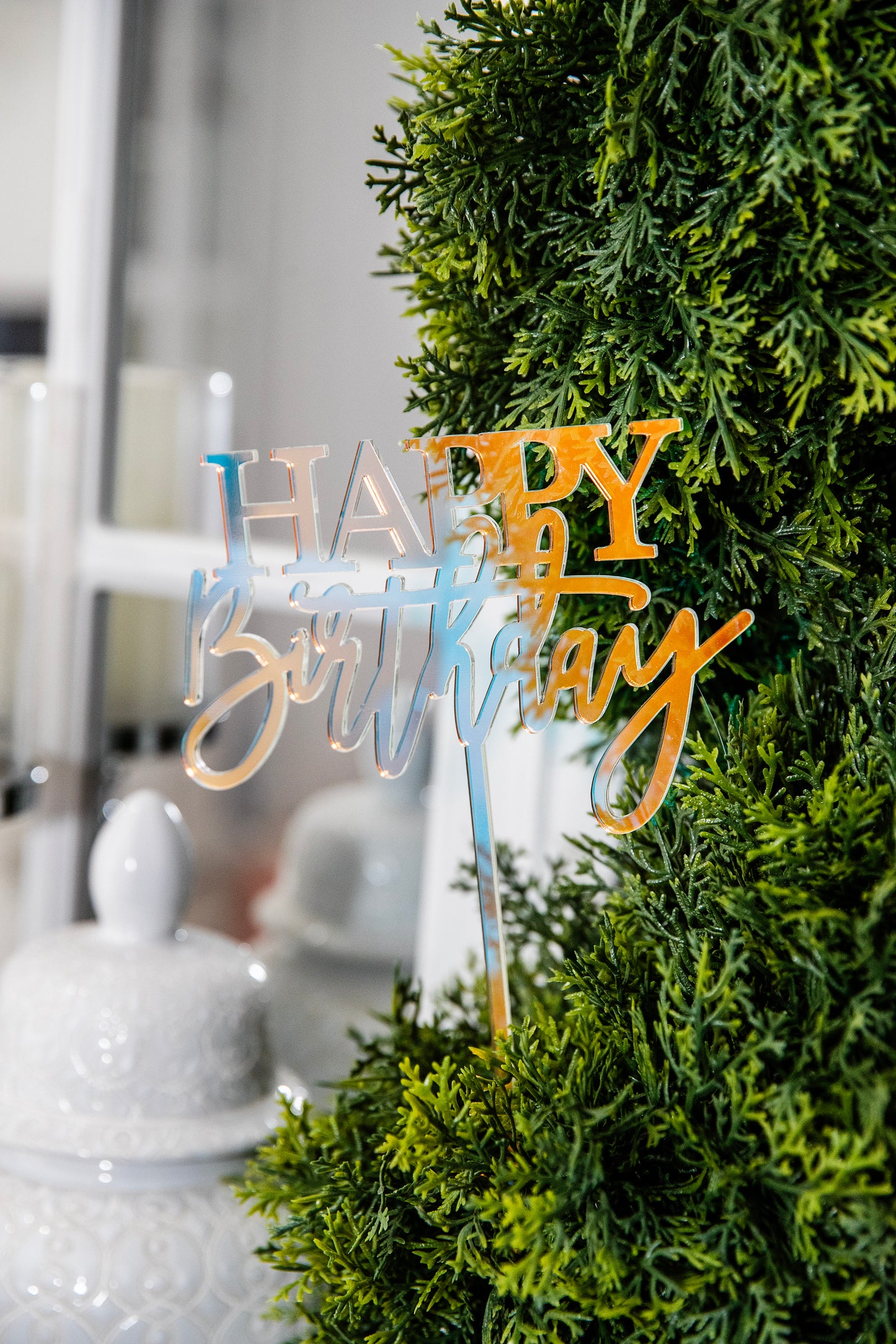 Happy Birthday Acrylic Topper