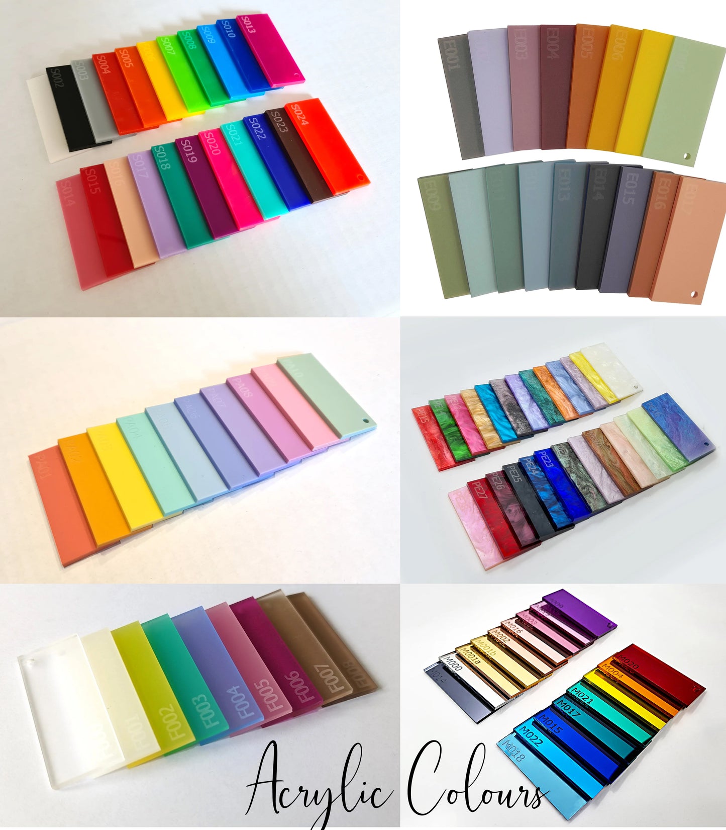 Acrylic Table Numbers