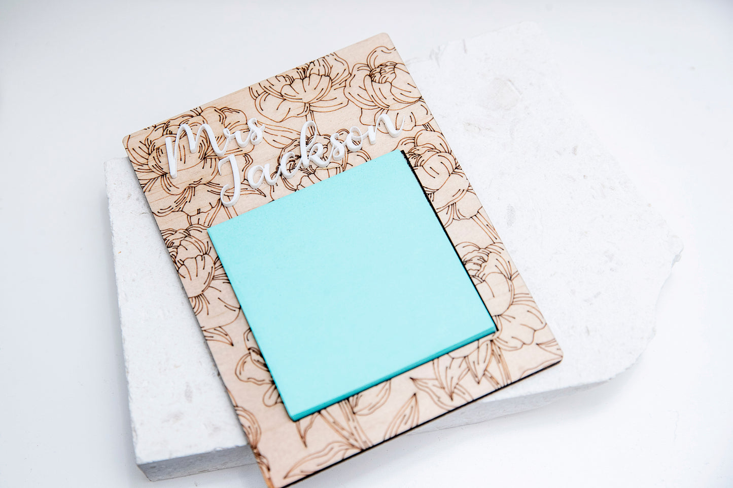 Personalised Teacher Post-It Note Holder