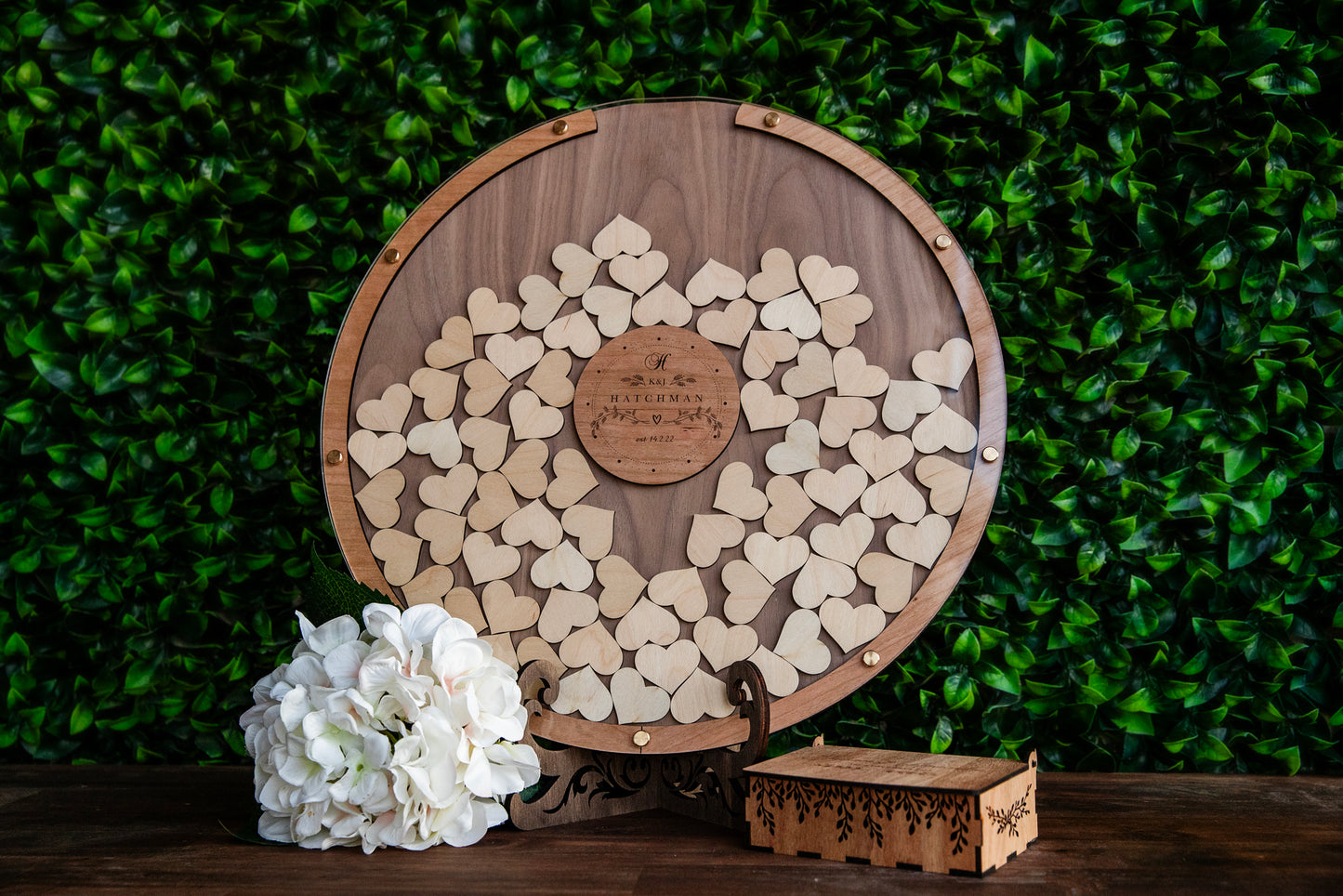 Wedding Guestbook Dropbox - Round