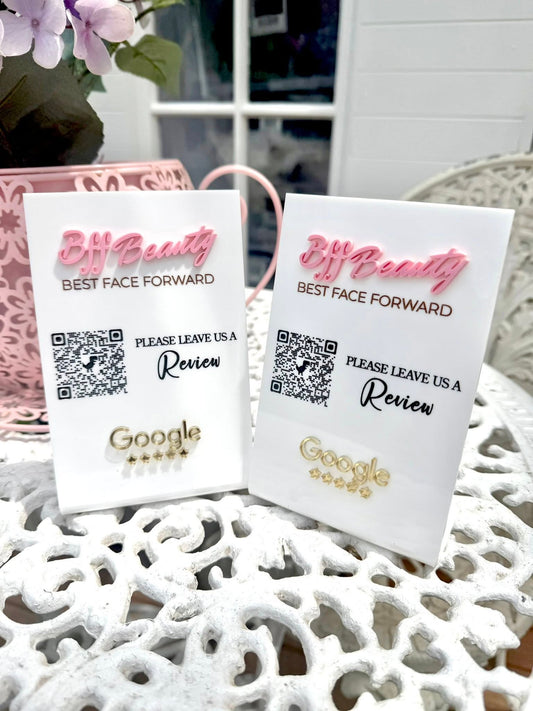 Google Review Freestanding Signs