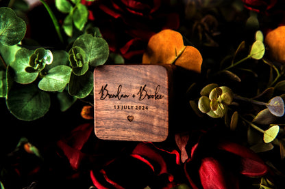 Wedding Square Ring Box
