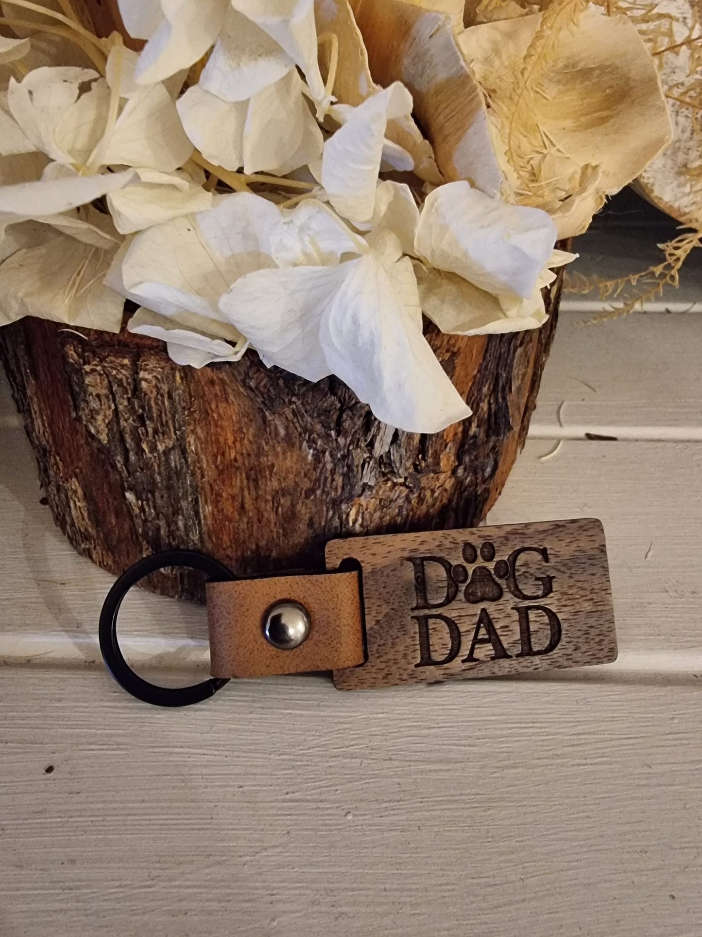 Premium Keyring Dog Dad