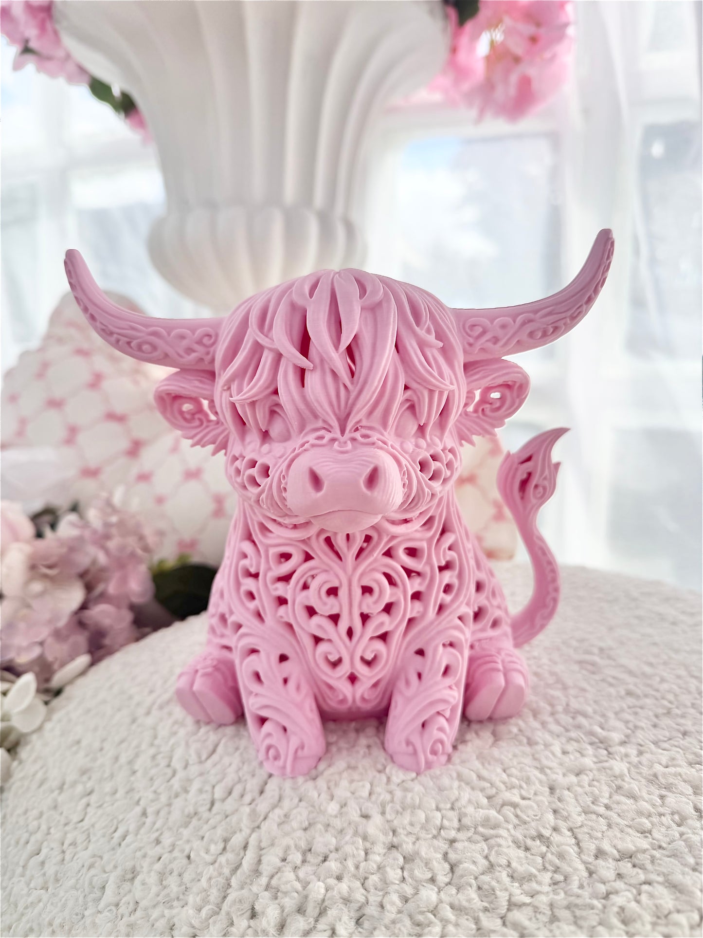 Baroque Light Up 3D Printed Highland Cow