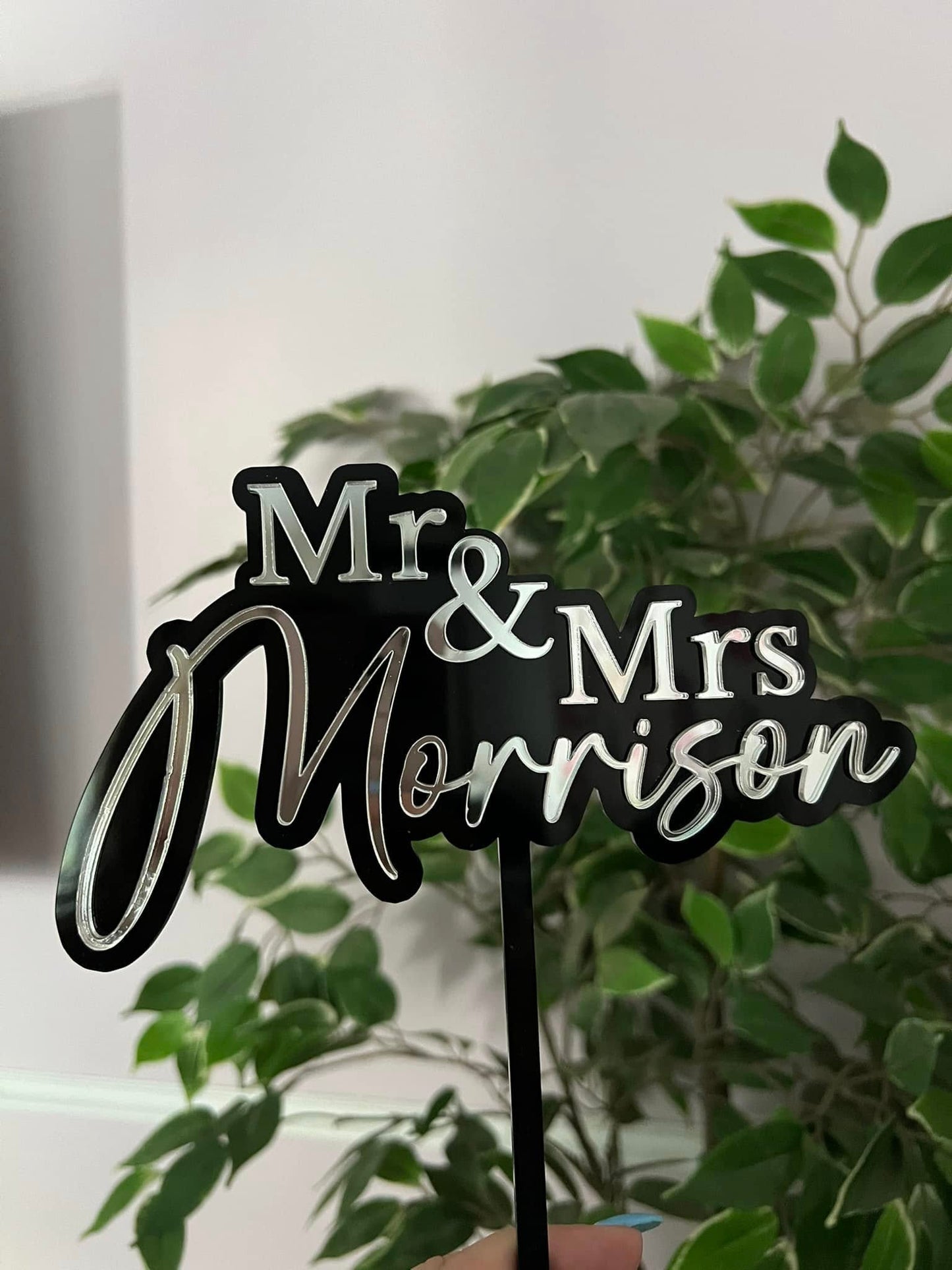 Custom Acrylic Double Layer Cake Topper