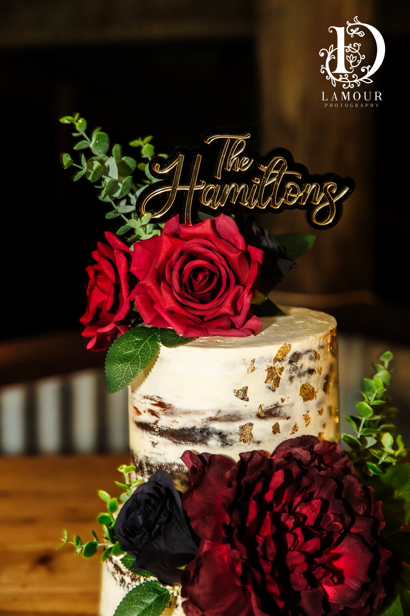 Custom Acrylic Double Layer Cake Topper