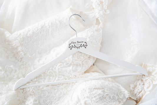 Bridal Party Coat Hangers Personalised