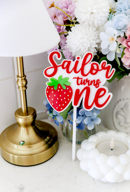 Custom Acrylic Double Layer Cake Topper