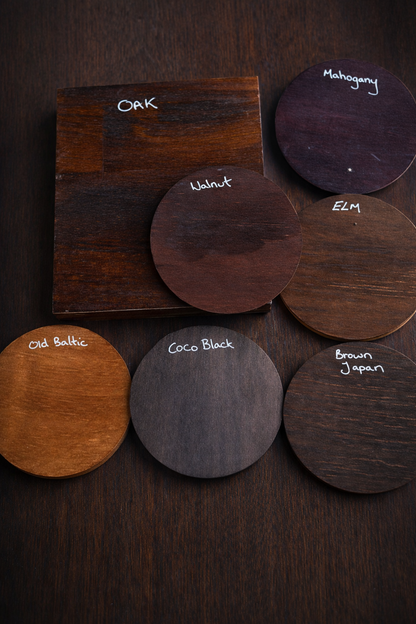 Round Wood Signing Board