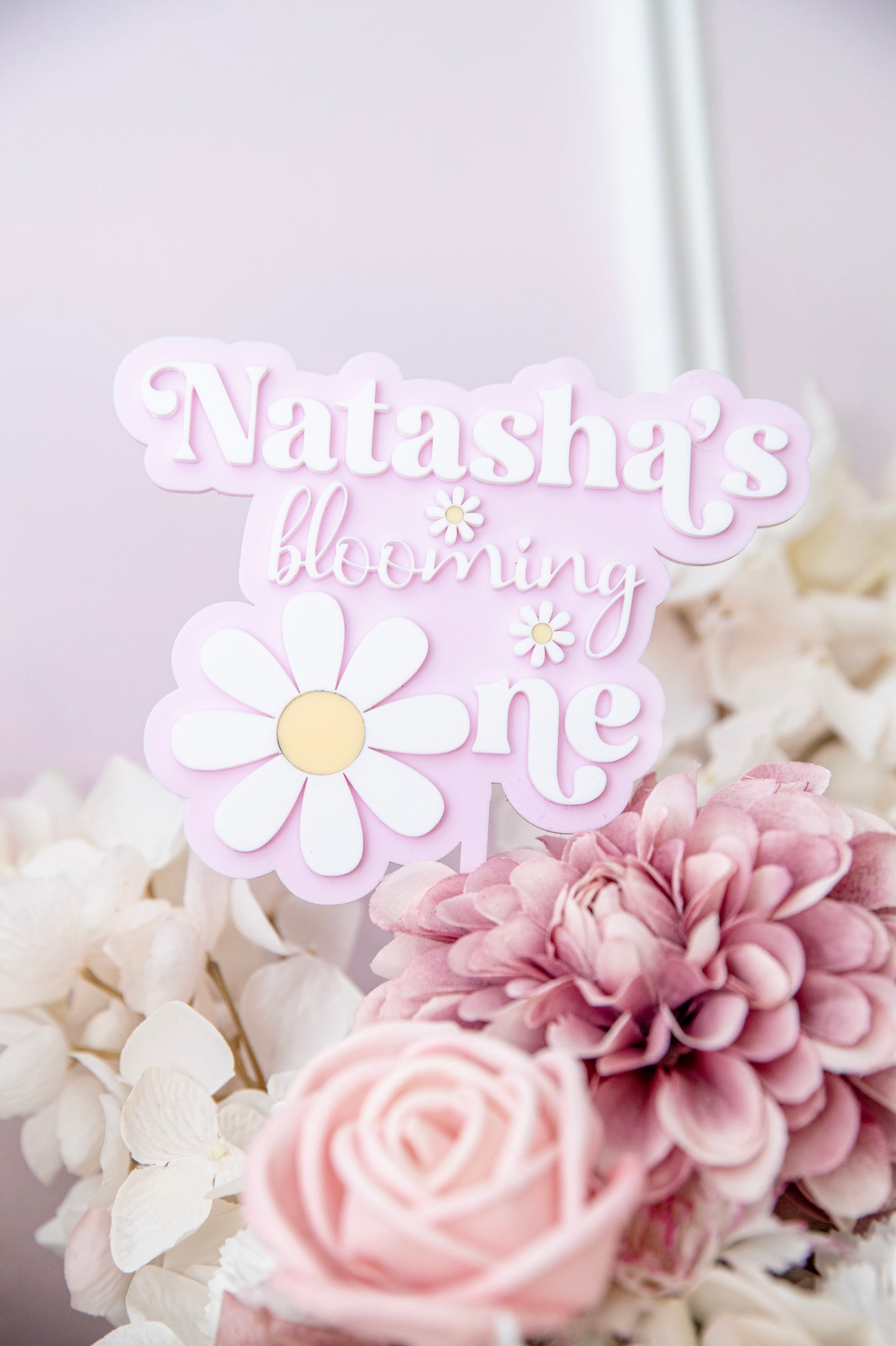 Custom Acrylic Double Layer Cake Topper